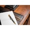 Dacasso Black Leather Side-Rail Desk Pad/Desk Protector/Blotter, 25.5" x 17.25" PR-1002 - alternate 6